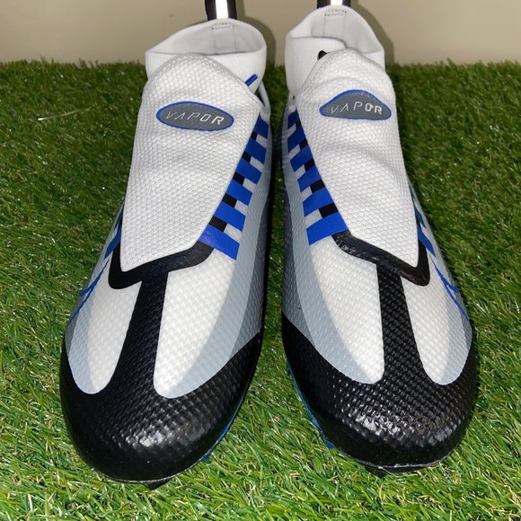 Nike Vapor Edge Pro 360 White Royal Blue Football Cleats DQ3670-041 Men Size 8 main image 9